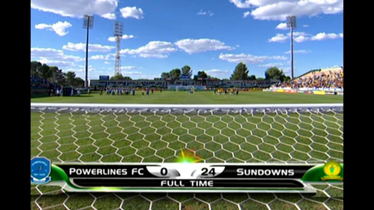 On Sunday, Mamelodi Sundowns take on Mpheni Home Defenders - a team from the SAFA leagues. It reminded us that they once did this to Powerlines FC - a team from the SAFA leagues👇 #NedbankCup
