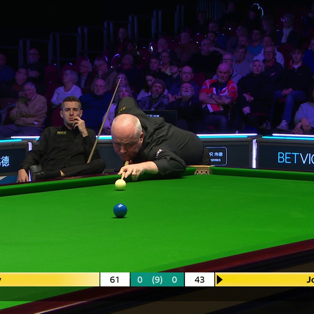 🤩 John Higgins may have just hit the shot of the tournament in the opening frame against Mark Selby at the Welsh Open! #WelshOpen
