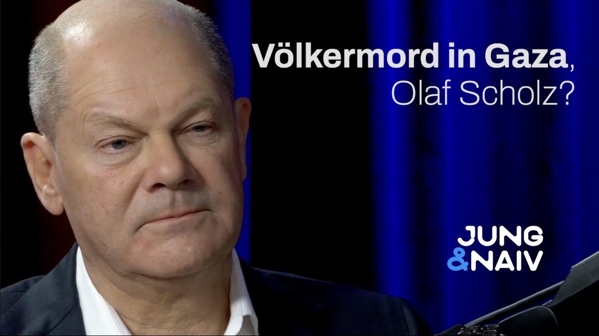 Kanzler Scholz zum Thema Völkermord in Gaza und dem IGH: "Ich lasse mich auf diese Debatte nicht ein, weil ich die juristische Einschätzung habe, dass das eine falsche Beurteilung wäre. Es macht gar keinen Sinn sich damit zu befassen [...] Der Völkermord-Vorwurf ist absurd"