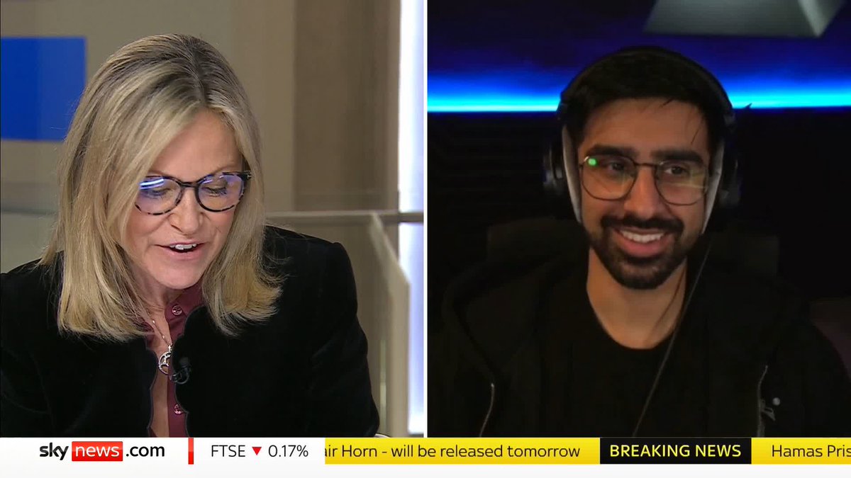 Vik was on Sky News to commemorate YouTube’s 20th Anniversary! 👏