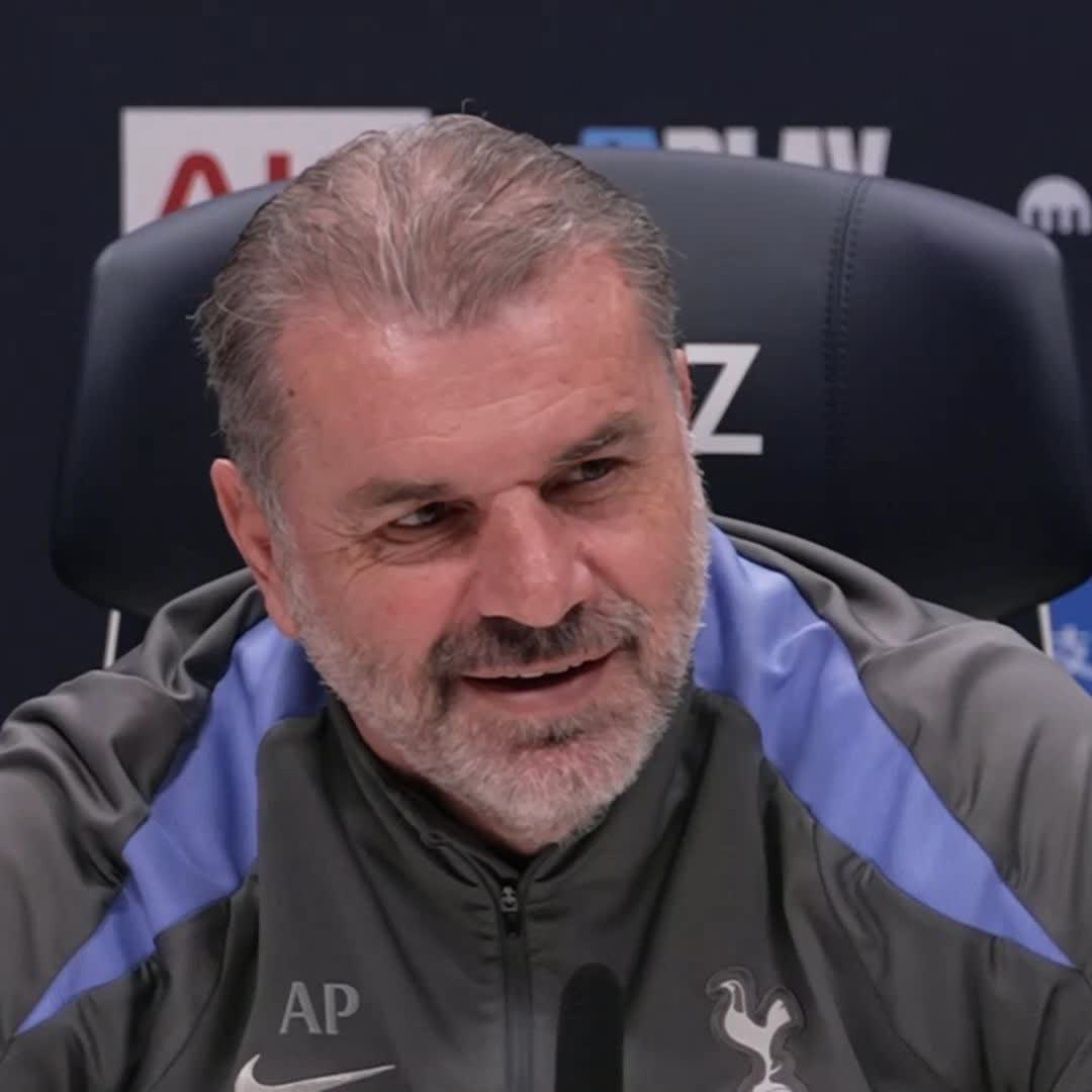 "Cut me some slack, I can't be bubbly and cheery all the time" Ange Postecoglou laughed off the question when asked if he’s had a happier week without any fixtures 😅