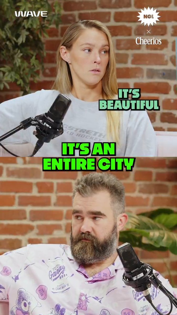 There’s no better way to spend Valentine’s Day in Philly. 💚 Full episode with Jason Kelce is premiering now on YouTube!