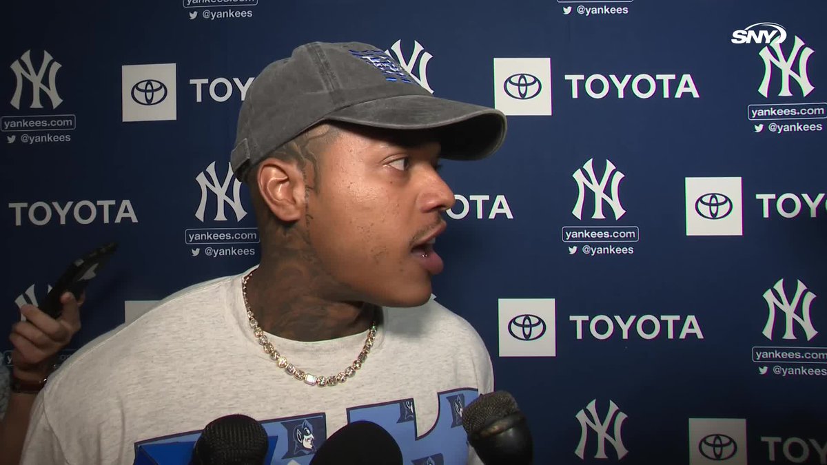 Marcus Stroman was asked about the possibility of moving to the bullpen: "I'm a starter. I won't pitch in the bullpen. I'm a starter"