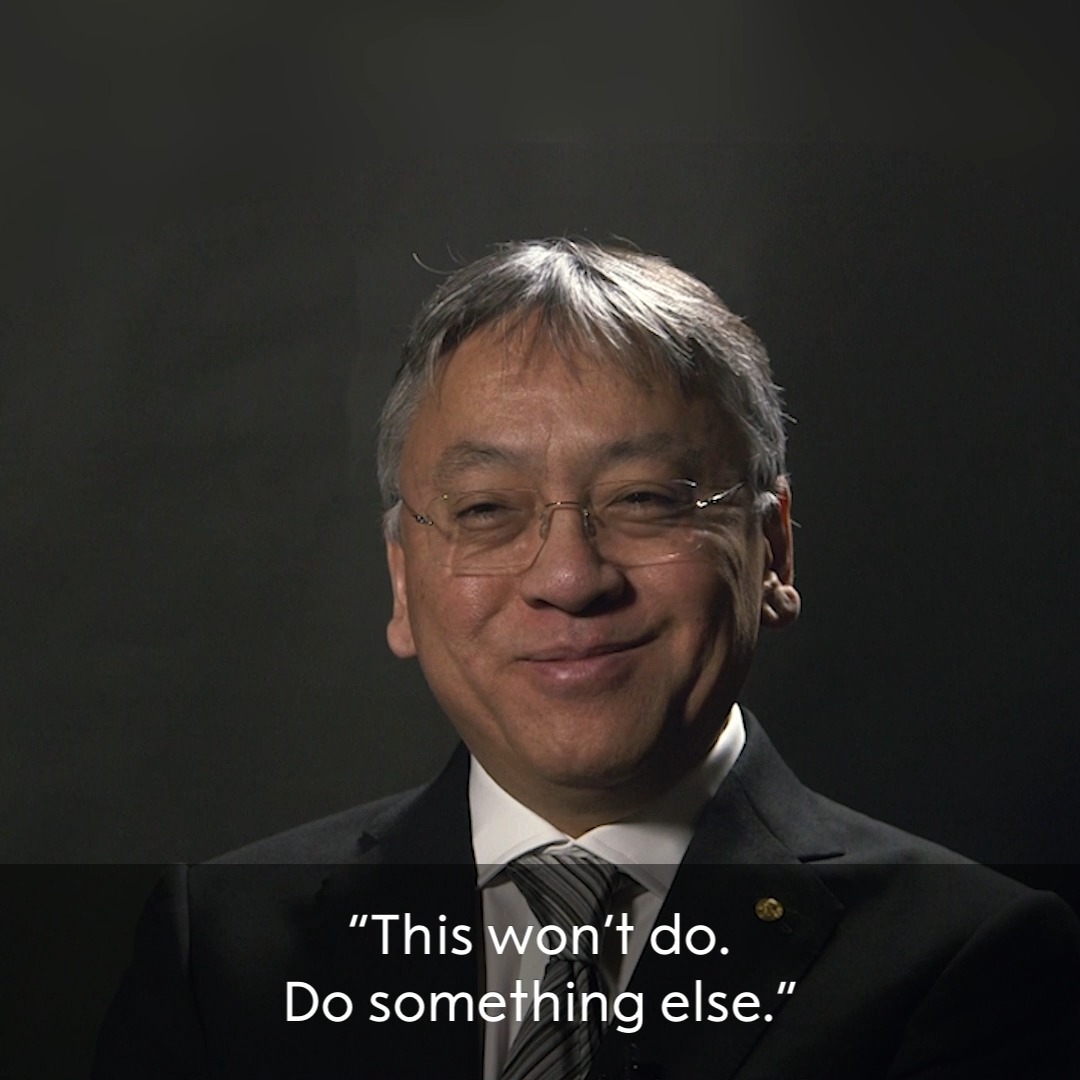 “I’ve sometimes abandoned whole projects because she’s said: ‘No, this won’t do’!” Literature laureate Kazuo Ishiguro on the "very deep influence" his wife Lorna has had on his work. #ValentinesDay