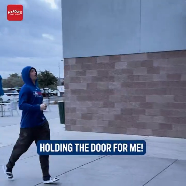 Matt Shaw holding the door for PCA is the wholesome content we needed this Valentine’s Day 🫶