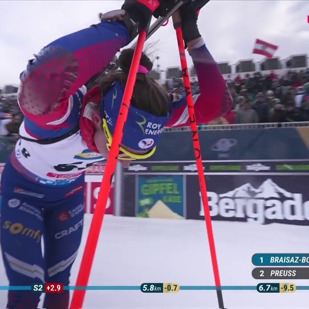CHAMPIONNE DU MONDEEEEE 👑 Justine Braisaz Boucher reine du sprint !