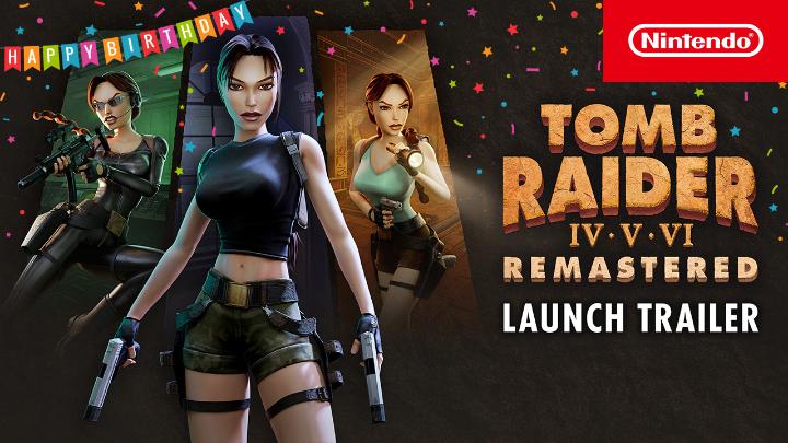Lady Croft takes no days off – not even her birthday! Wish Lara a happy birthday and relive the adventures that made her a legend in Tomb Raider IV-VI Remastered. Out now on #NintendoSwitch! 🎂: