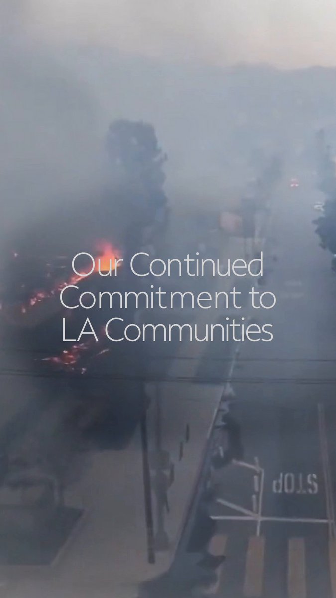 As thousands of LA families who were forced to evacuate are now returning home, our employees are working tirelessly to get customers back online as quickly as possible. Our work never stops. See more updates: #LAStrong #RebuildLA