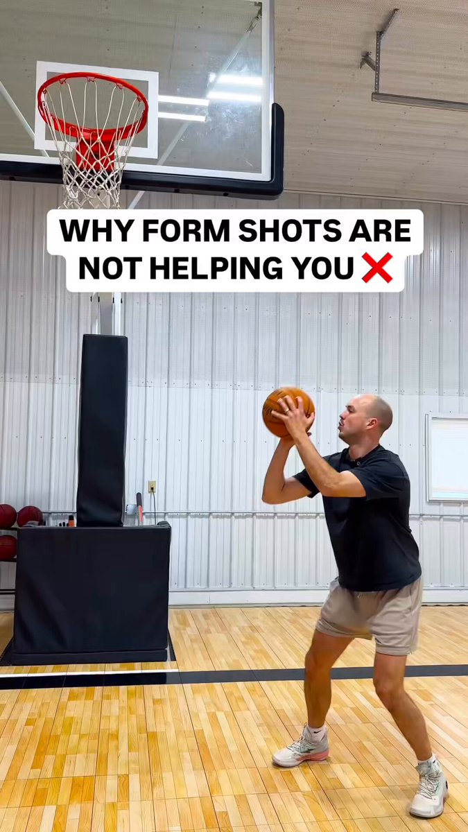 From shots not getting you results? Try this 🎯👇 Am I saying to skip form shots? NO. Relax. If the basic form shot works for you - keep it up 👏 If you want to add challenges to your form shots - try these drills then 🫡 I love form shots. I also love challenging my shot