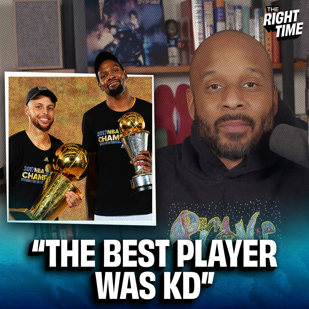 It’s time to give Kevin Durant his flowers for how good he was on the Warriors: “The best player on those [Warriors] teams was Kevin Durant … We don’t act like Steph Curry's rings have an asterisk, we only do it to Kevin.”