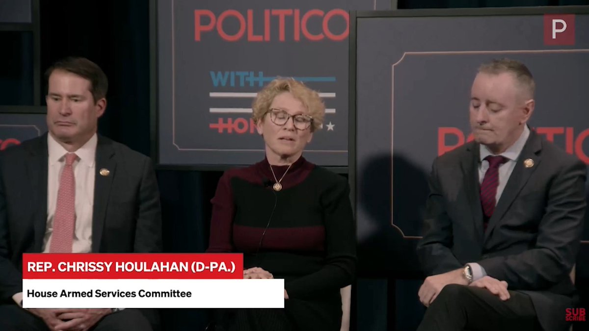 Rep. Chrissy Houlahan (D-PA) on Vice President JD Vance’s speech at the Munich Security Conference: “I am sorry, I am sorry for that speech for the continent of Europe, and I am sorry for a significant population of America who will be disappointed with the tone of that speech.”