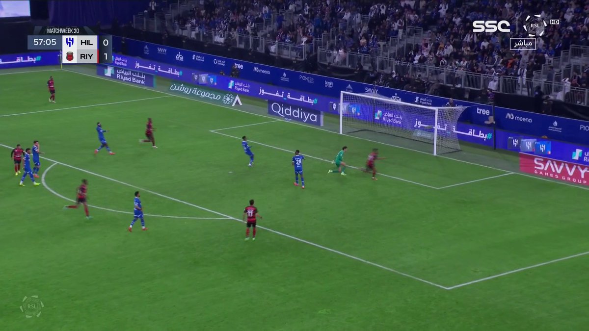 الرياض يسجل مجددًا.. والحكم يلغيه للتسلل❌ #دوري_روشن_السعودي #الهلال_الرياض | #SSC