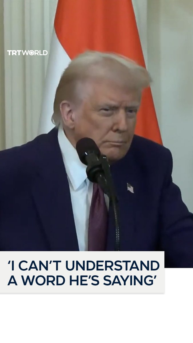 US President Donald Trump struggled to understand reporters speaking in English during a press conference with Indian Prime Minister Narendra Modi, skipping a question he couldn’t make sense of and even requiring a translator