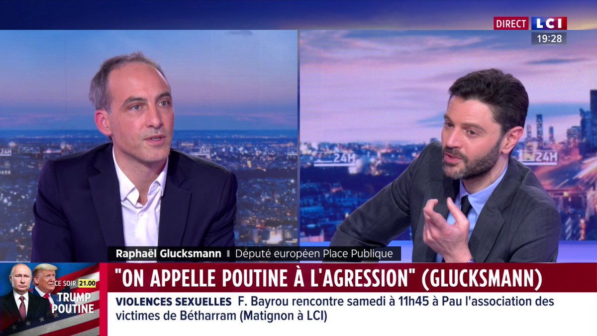 🗣️ "On est dans une situation extrêmement grave" avertit Raphael Glucksmann ▶️ david doukhan