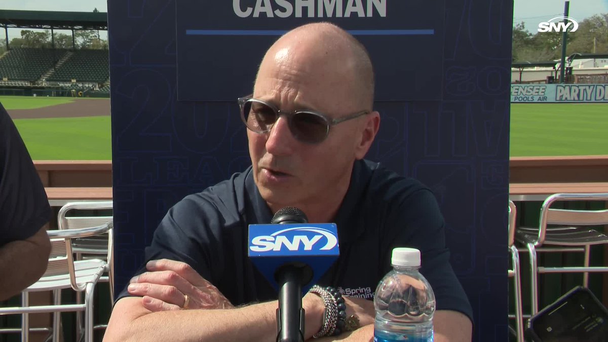 Brian Cashman on any concerns about DJ LeMahieu potentially being the Yankees' starting third baseman: "Hopefully all that can get thrown out the door and we see a different version of a DJ this spring"