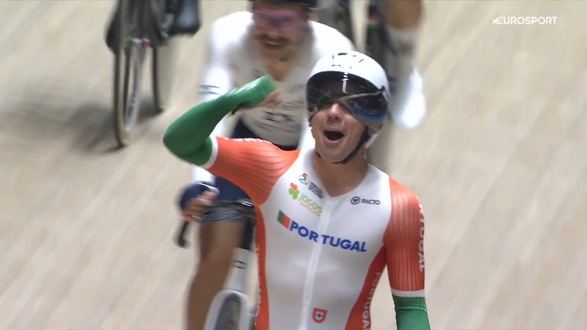 INCRÍVEL! Segunda medalha de Ouro de Iúri Leitão nos Europeus de Pista, agora no Scratch 🥇👏🇵🇹