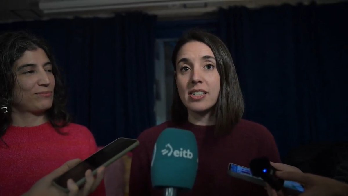 Hoy presento 'Algo habremos hecho' en La Sinsorga, un espacio de referencia en el feminismo vasco que ha sido uno de los más generosos defendiendo los avances de los últimos años. Junto con Nerea, una de las mujeres que más sabe de violencias sexuales. 🎥 Irene Montero