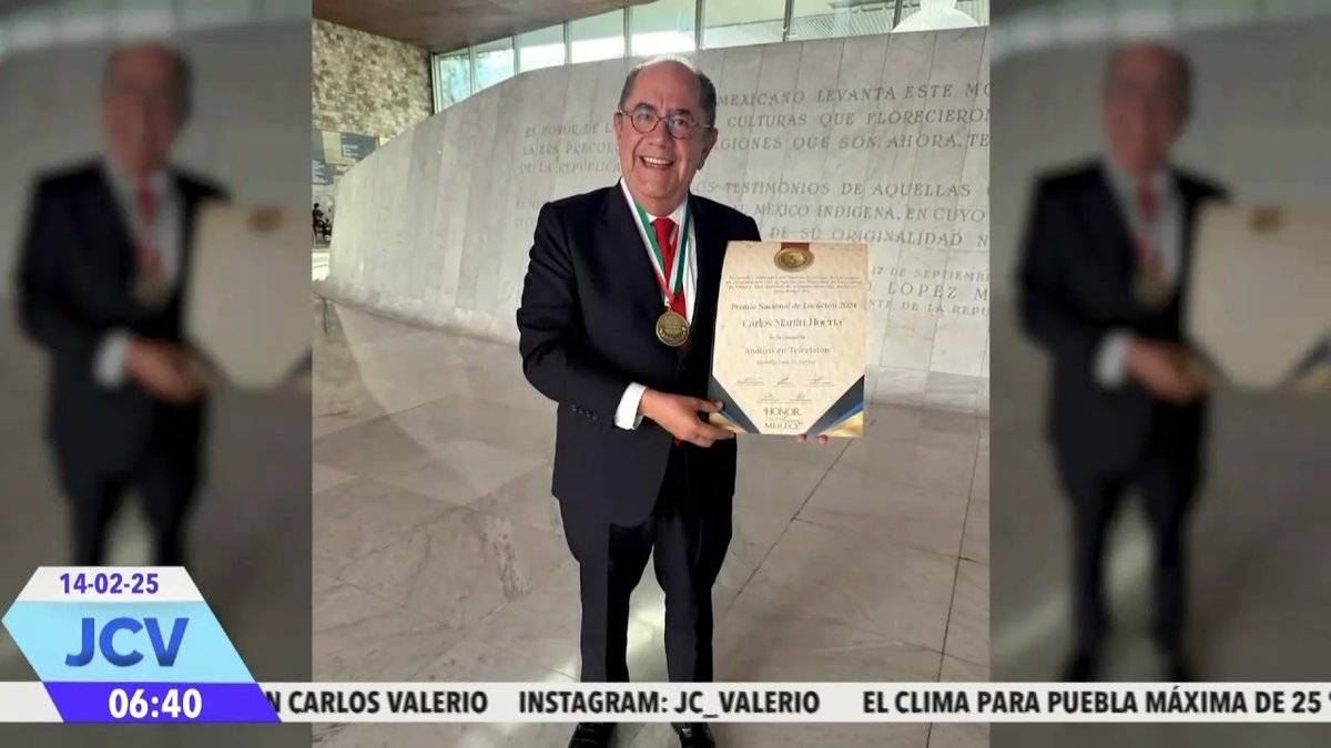 Mi colega y amigo Carlos Martin Huerta fue galardonado con el Premio Nacional de Locución 2024. 🥇🎙️ ¡Muchas Felicidades!