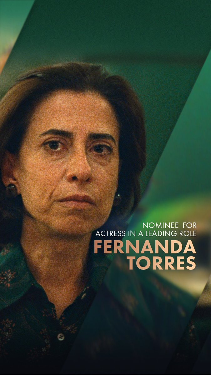 Fernanda Torres as Eunice Paiva in I'M STILL HERE. Nominated for Actress in a Leading Role at the 97th Oscars. Watch the #Oscars LIVE on Sunday, March 2nd, at 7e/4p on ABC and Hulu.