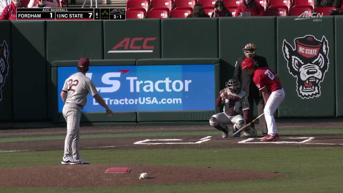 That ball is never coming back. What a day for McHugh! 🐏: 1 🐺: 8