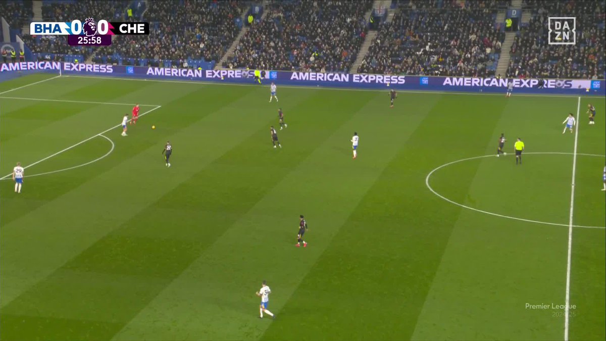 14 de febrero y Mitoma nos enamora con este control ❤️‍🔥 Para el Chelsea, día de los e̶n̶a̶m̶o̶r̶a̶d̶o̶s̶ decepcionados 🥴 #PremierLeagueDAZN ⚽️🏴󠁧󠁢󠁥󠁮󠁧󠁿