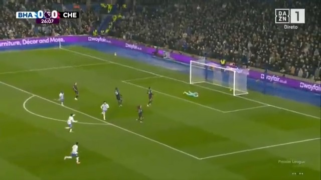 O que acaba de fazer Mitoma 🤯 🏴󠁧󠁢󠁥󠁮󠁧󠁿 Premier League | Brighton & Hove Albion 1 x 0 Chelsea FC #DAZNPremier