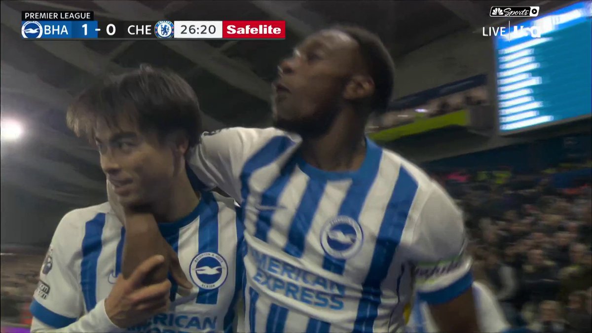 Mitoma's first touch 😮‍💨 (from NBC Sports Soccer)