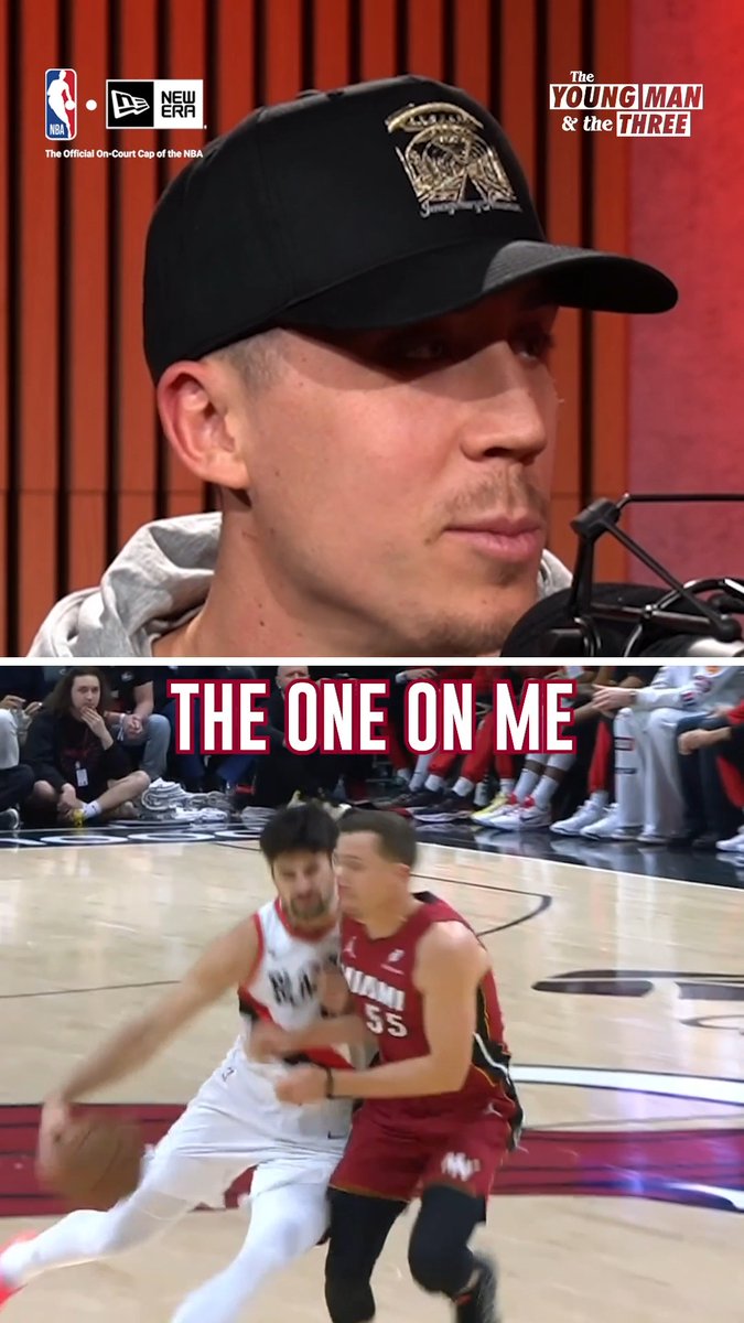 "This dude put me in a body bag!" -- Duncan Robinson on Deni Avdija 🤣