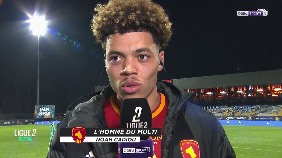 🇫🇷 #Ligue2BKT 🎙️ Noah Cadiou (Rodez Aveyron Football) : "On avait à cœur de casser cette série négative"