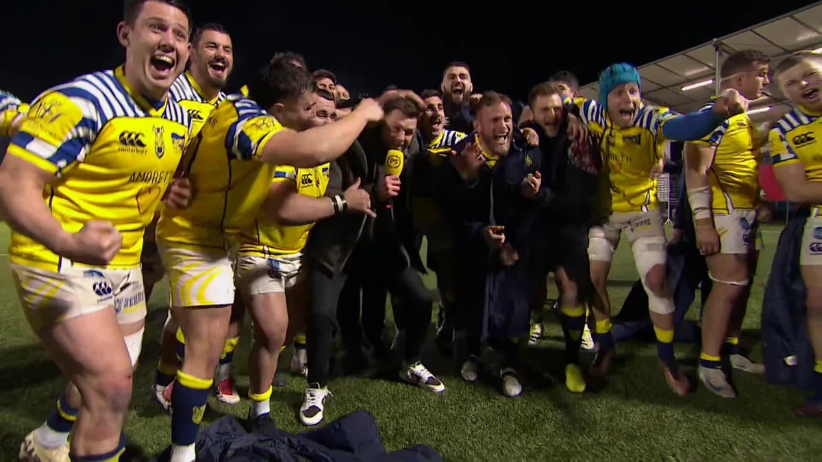 😂 ryan wilson gets involved with the Zebre Parma 🦓 post-match celebrations