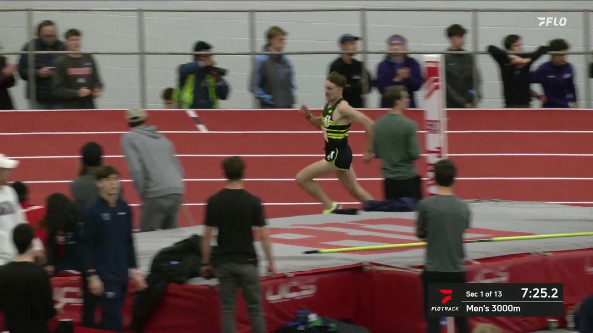 NCAA DII Record for ROMAIN LEGENDRE. The Adams State standout goes 7:36.28 over 3,000m to win the BU Valentine Invitational. That is also the sixth fastest time in collegiate history! #BUValentine