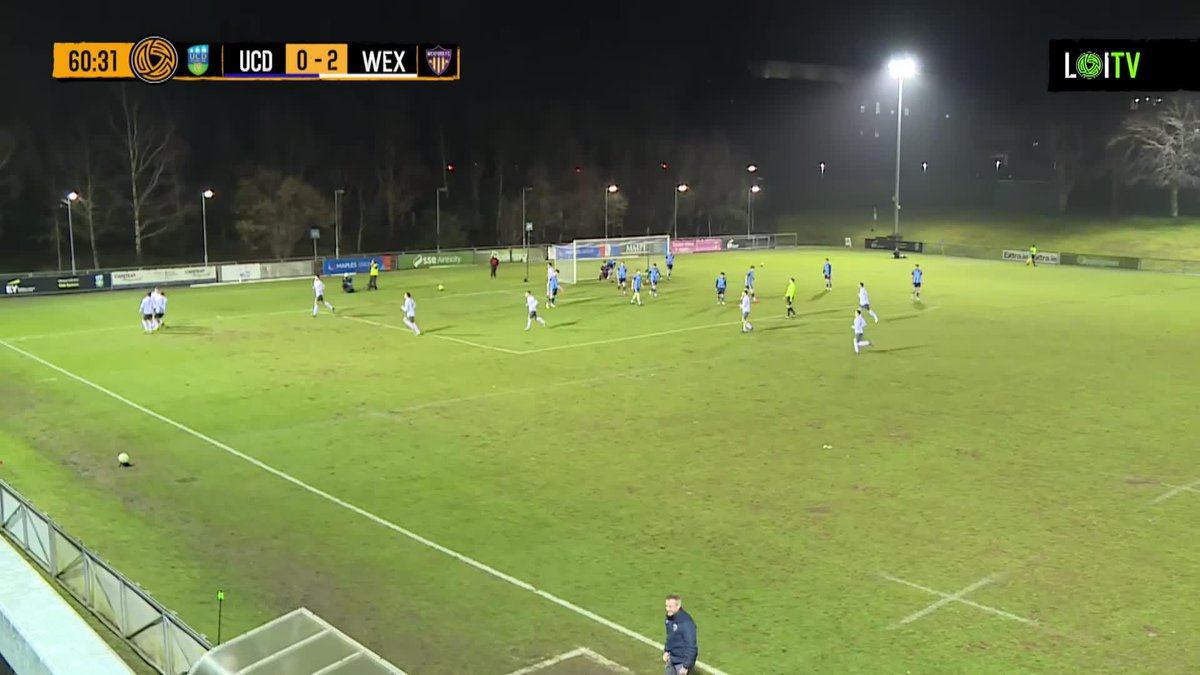 Luke Kehir's header that secured a 3-0 victory for Wexford over UCD.