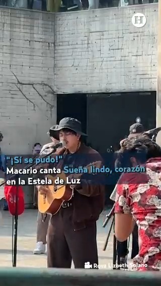¡Lo logró! Macario Martínez nos deleitó con "Sueña lindo, corazón" desde la Estela de Luz en este San Valentín 🥹👏🏻❤️🩹🫶🏻
