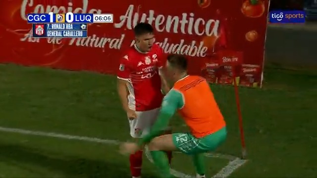 Atención al gol que le hizo Ronald Roa a Luqueño 😳👇