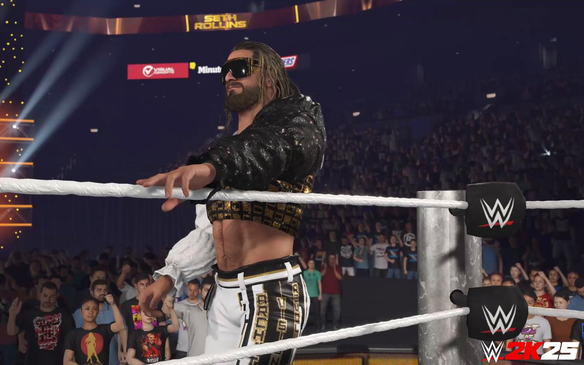 WHOAAA! OHH! OHH! OOOHHH! 🔥 #FirstLook #WWE2K25 Seth Rollins