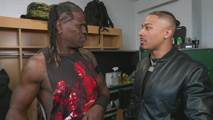Come on, Carmelo Hayes! R-Truth meant well 😂 #SmackDown