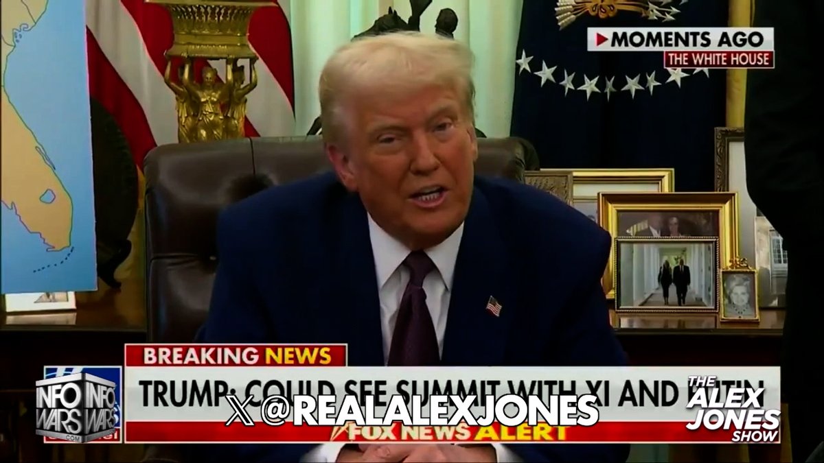 BREAKING HISTORIC BOMBSHELL: Watch President Trump Announce A Plan To Negotiate A Trilateral Agreement With Russia & China To Cut All Defense Spending By 50% In An Unprecedented Move To Achieve Global Peace » WATCH/SHARE THE LIVE X STREAM HERE: