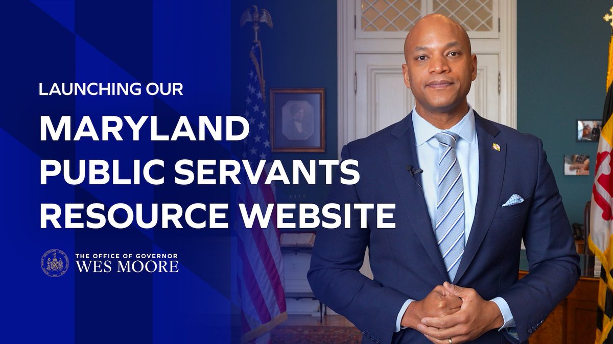 Today, we're launching our Maryland Public Servant Resource website. We encourage impacted federal workers to visit this new website and see what resources are available.