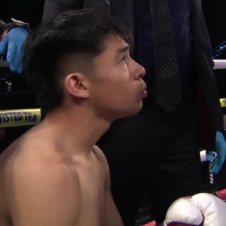 FIRST FIGHT IN MSG. ROUND ONE KO. TALK ABOUT A DEBUT.