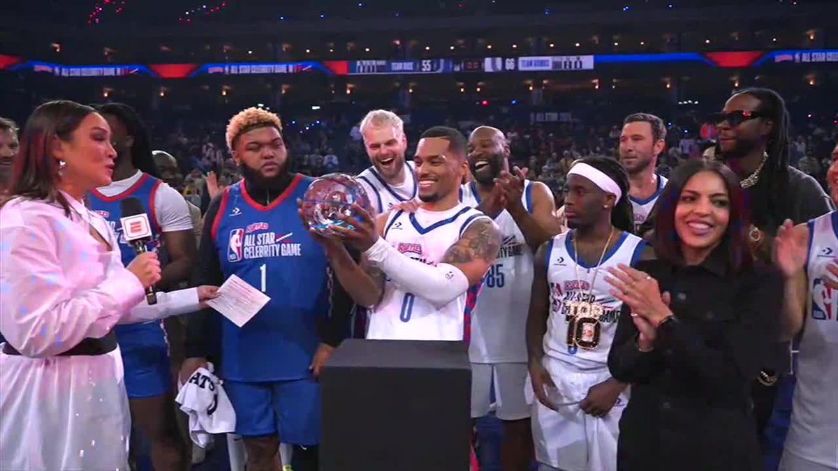 Rome Flynn is your 2025 NBA All-Star Celebrity Game MVP 🏆