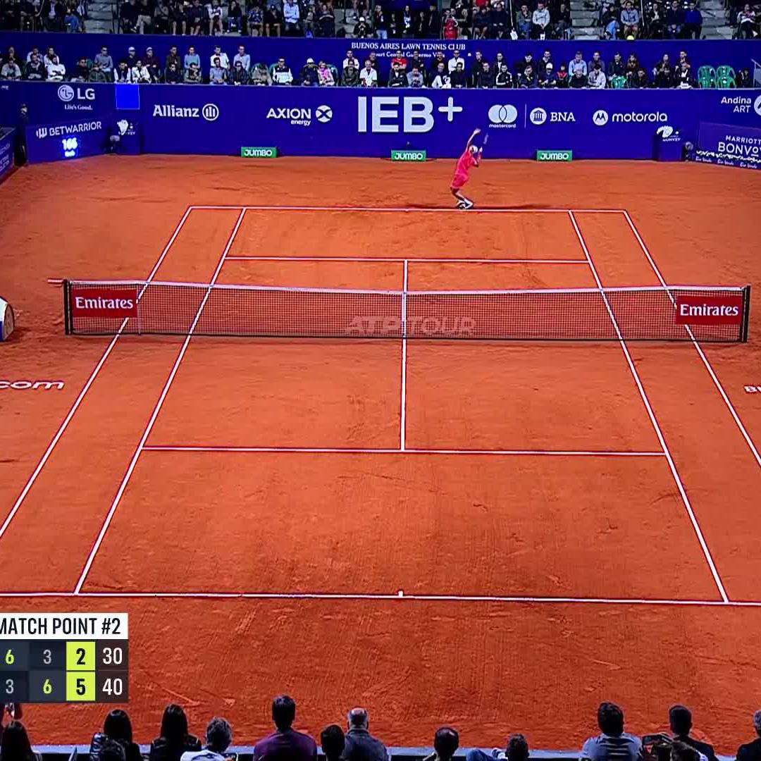 "Cerundolo": Porque eliminó a Alexander Zverev y avanzó a las semifinales del #ArgentinaOpen