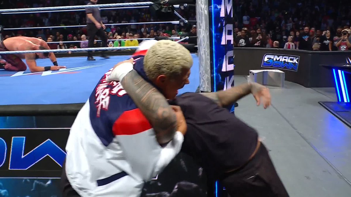 Jacob Fatu got the first word, but Cody Rhodes got the last... #SmackDown