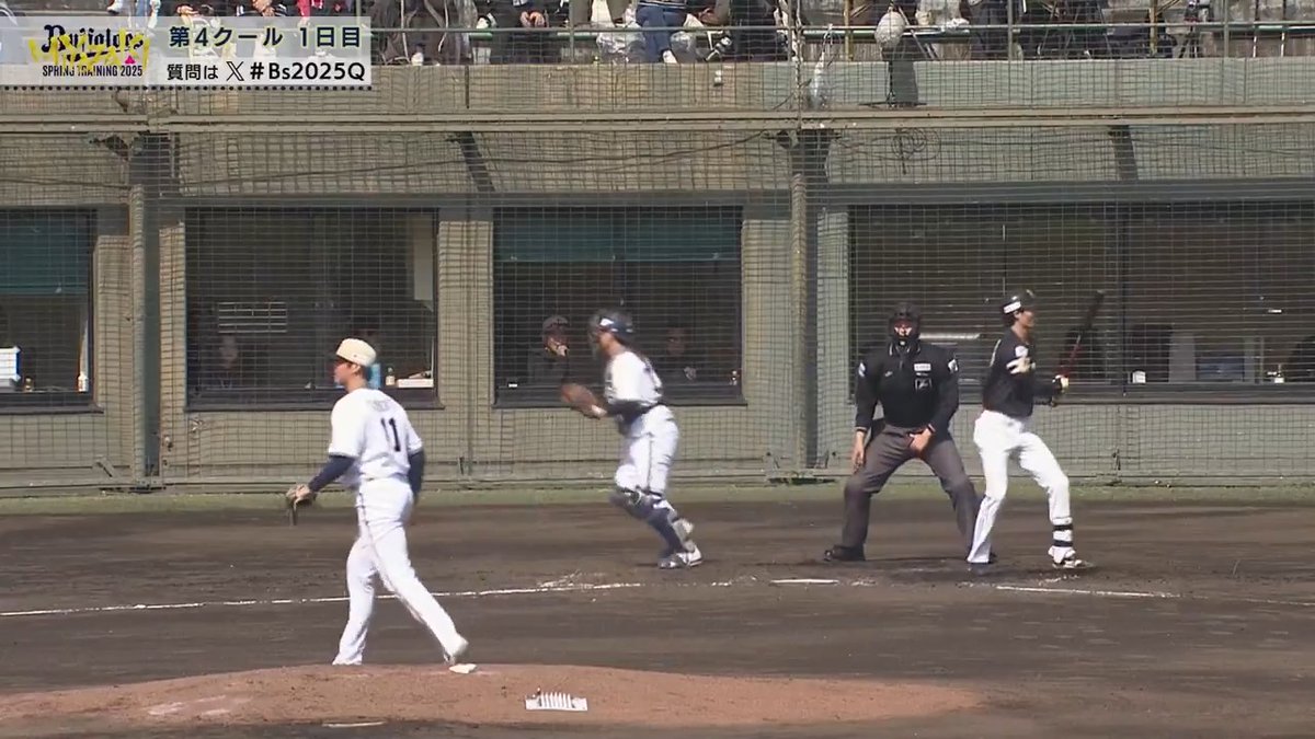福岡ソフトバンクとの練習試合💪 オリックス #山下舜平大 投手が登板🔥 2奪三振で三者凡退の投球✨ #しゅんぺーた #Bs2025 #宮崎春季キャンプ 👇ライブ配信はこちら