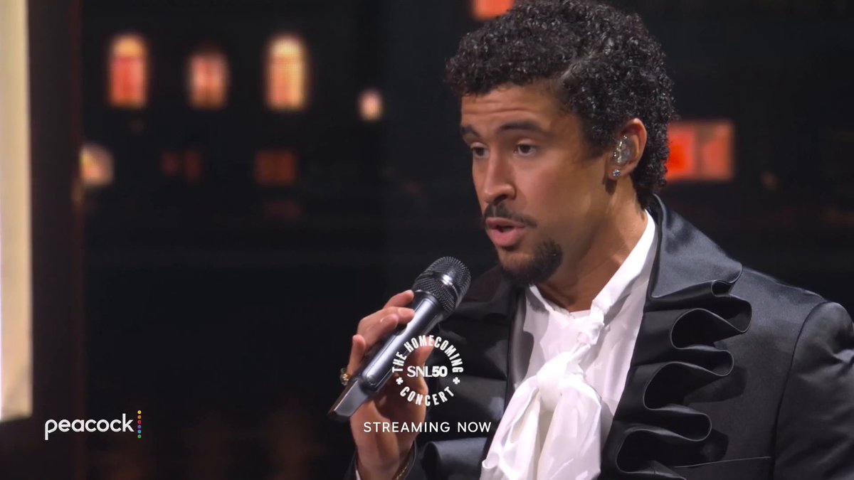 ok vibrato! #SNL50: The Homecoming Concert is streaming now on Peacock.