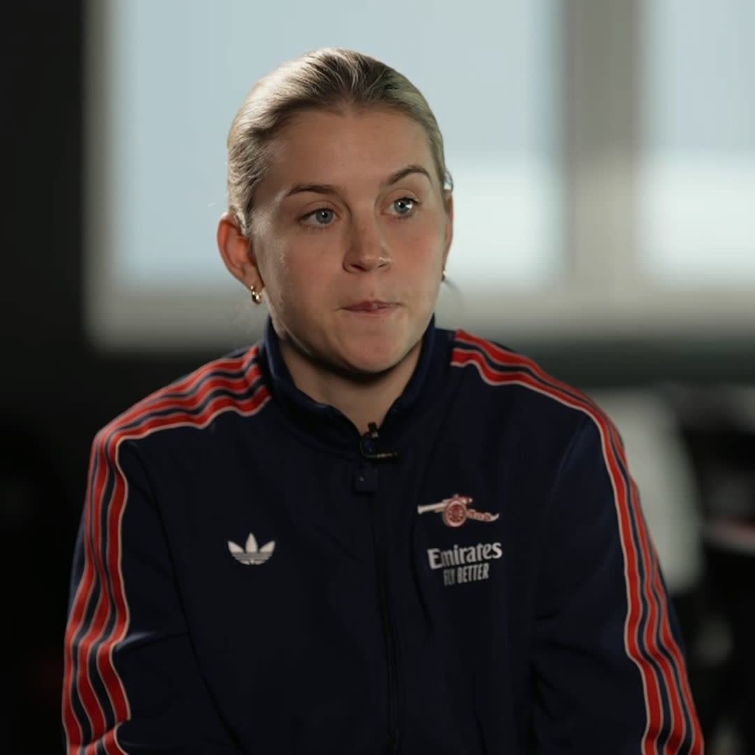 "We're still pushing for the league" 💪 Alessia Russo says Arsenal have their eyes firmly set on winning everything they can this season 📈