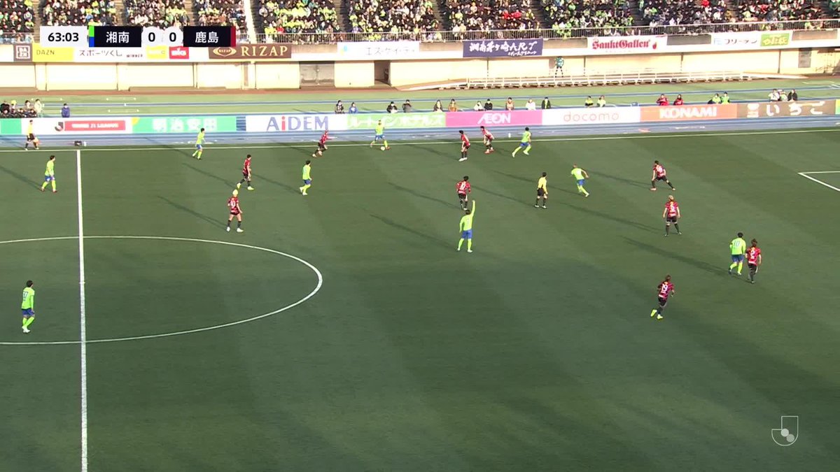 テクニックで敵陣をすり抜けるゴラッソ😳 🎦 ゴール動画 🏆 明治安田Ｊ１リーグ 第1節 🆚 湘南vs鹿島 🔢 1-0 ⌚️ 64分 ⚽️ 福田 翔生（湘南) #Ｊリーグ