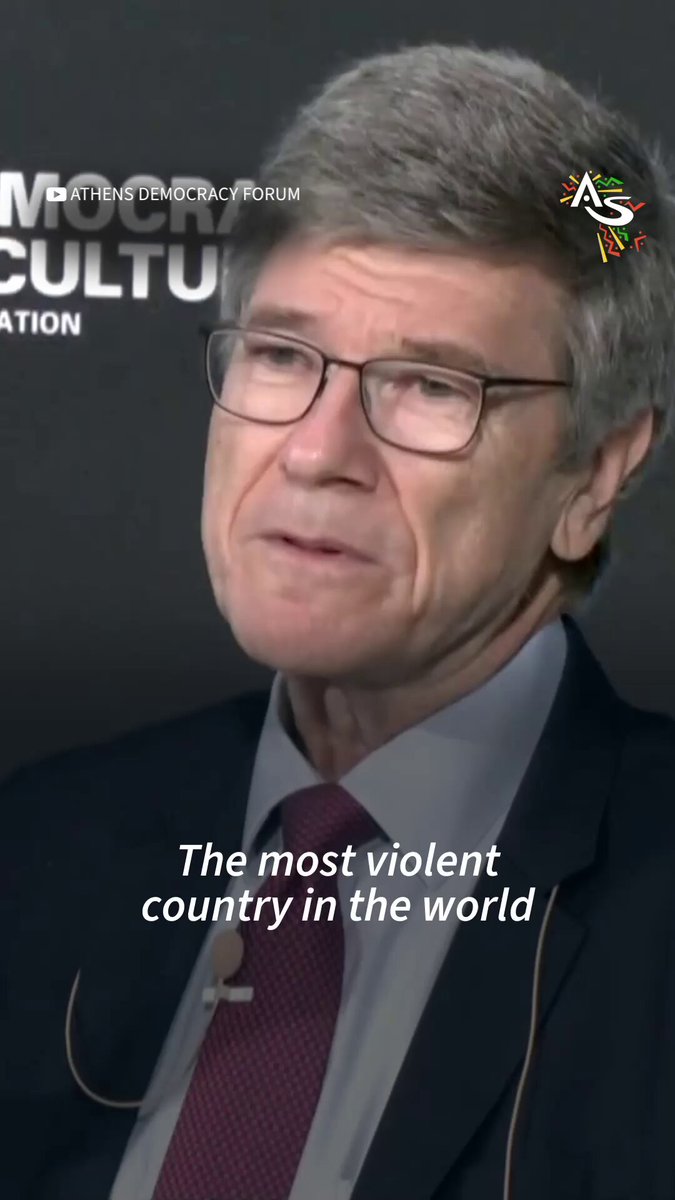 THE U.S IS THE MOST VIOLENT COUNTRY IN THE WORLD Economist and public-policy analyst Jeffrey Sachs was interrupted during a democracy forum in Greece (in 2022) while discussing the atrocities committed by the US and the UK. First, he highlighted Britain's imperial violence across the globe, pointing out that while it presented itself as a democratic nation, it engaged in ruthless colonialism. Britain's colonial footprint was left in India, Egypt and many other countries throughout Africa, Asia and the Caribbean. Sachs also branded the US as the most violent country since the 1950s, noting its long history of using both covert and overt methods to overthrow governments that are considered unfriendly to US interests. Washington's military operations have been employed to undermine economies worldwide. Furthermore, violent actions by the US and the UK have not ceased. Recently, Washington and London both aided and abetted Israel as it killed tens of thousands of Palestinians. Video Credit: Athens Democracy Forum