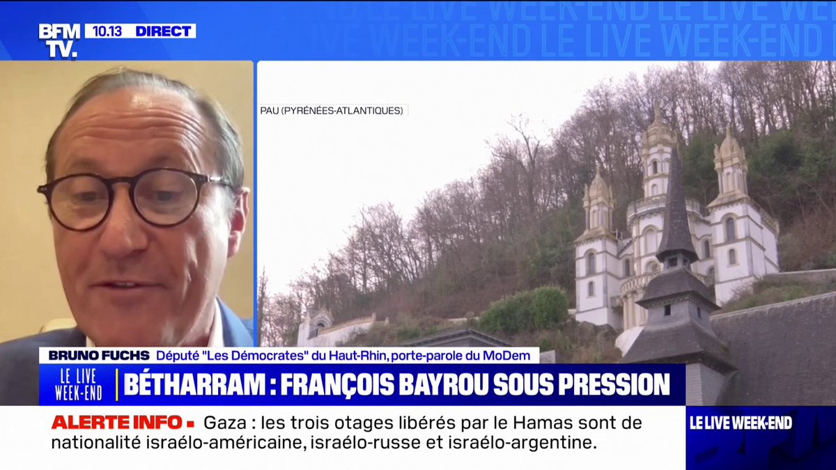 Affaire Bétharram: “Les mensonges qu’on prête au Premier ministre ne visent qu’à essayer de faire tomber le président de la République”, estime Bruno Fuchs (Modem)