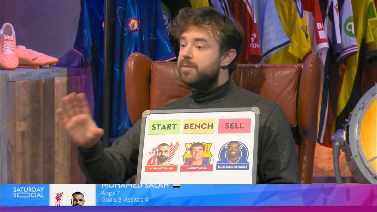 𝐒𝐓𝐀𝐑𝐓 - 𝐁𝐄𝐍𝐂𝐇 - 𝐒𝐄𝐋𝐋 🤔 We challenged Laurence McKenna &amp; Zac Djellab to rank these 3 ELITE Champions League forwards... 🌟 #SaturdaySocial