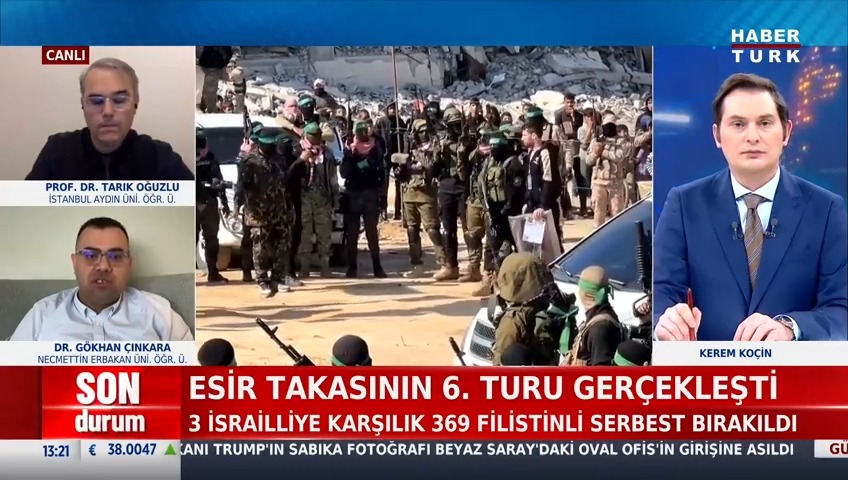 📌Trump neden gözünü Gazze'ye dikti? Necmettin Erbakan Üniversitesi Öğretim Üyesi Dr. Gökhan Çınkara #HaberBülteni'nde İ. Kerem Koçin'e değerlendirdi.